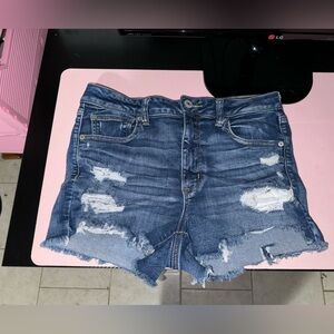 AMERICAN EAGLE JEAN SHORTS DISTRESSED